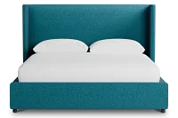Captiva Elite Teal 48" Upholstered Shelter Bed