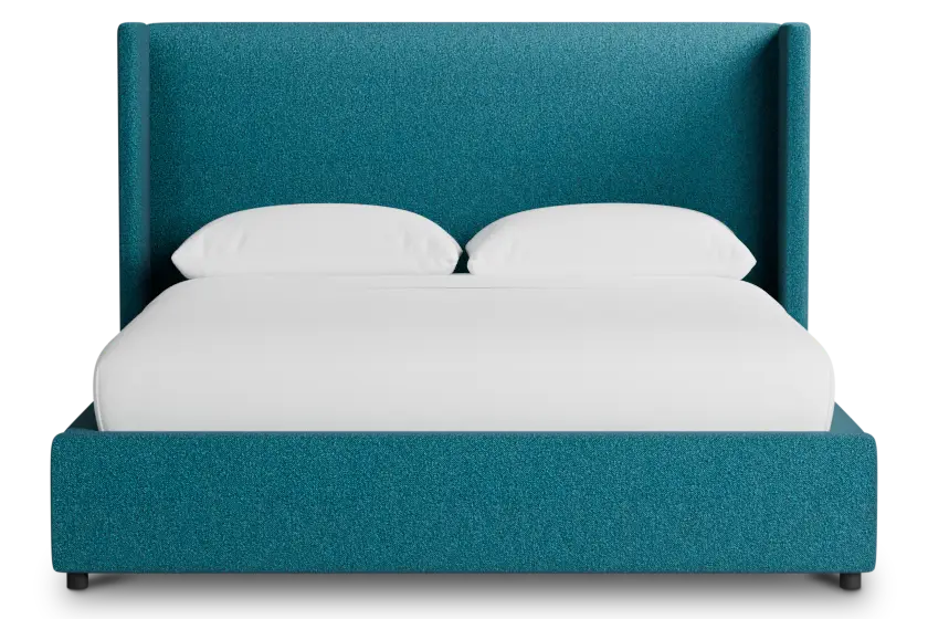 Captiva Elite Teal 48" Upholstered Shelter Bed Captiva Elite Teal 48" Upholstered Shelter Bed