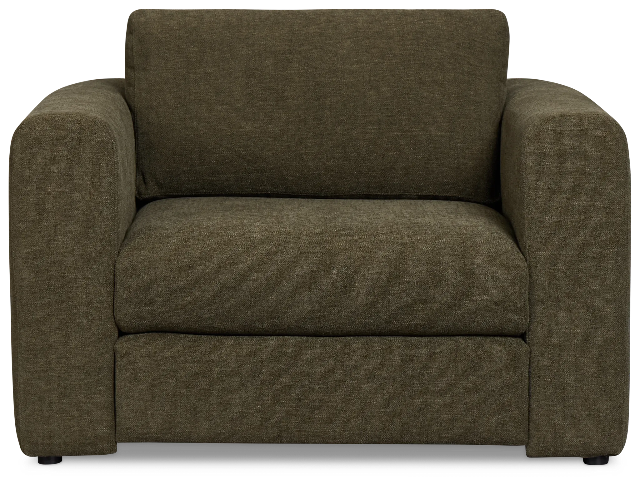 Alma Dark Green Fabric Chair