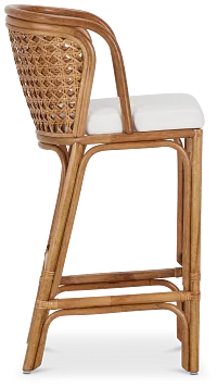 Maui Light Tonewoven 30" Upholstered Barstool