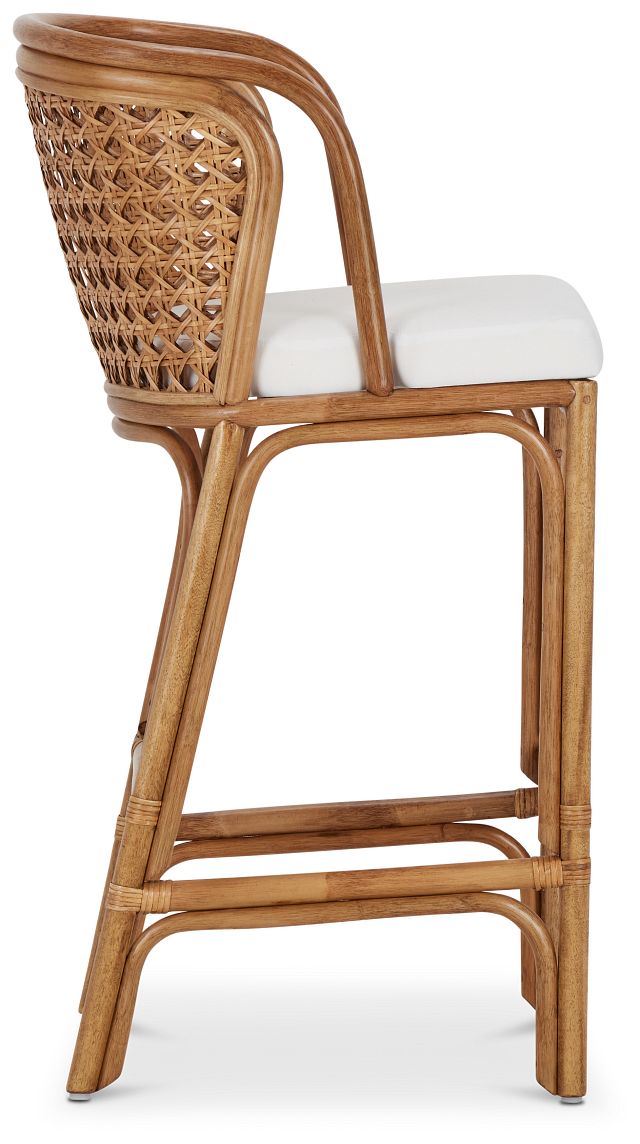 Maui Light Tonewoven 30" Upholstered Barstool