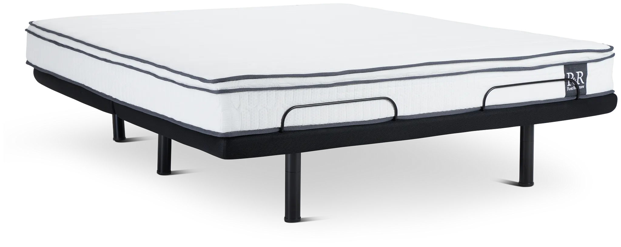 Rest & Renew By Zinus 8" Hybrid Elite Adjustable Mattress Set