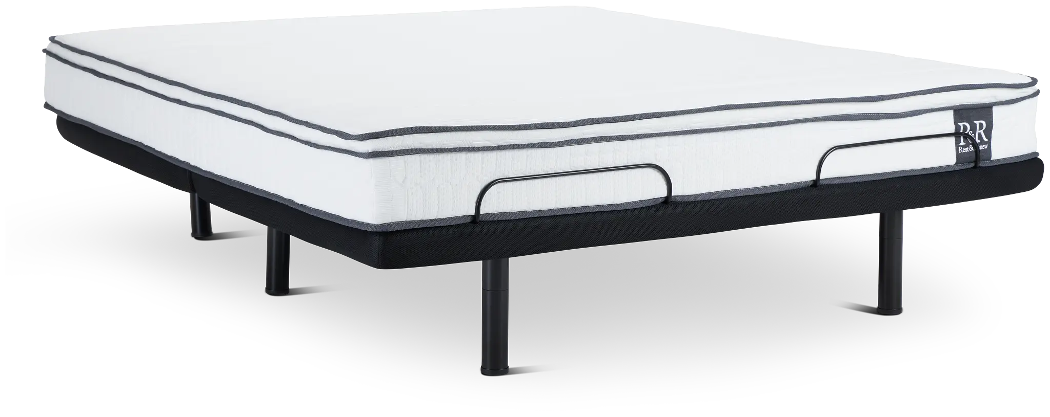 Rest & Renew By Zinus 8" Hybrid Elite Adjustable Mattress Set Rest & Renew By Zinus 8" Hybrid Elite Adjustable Mattress Set