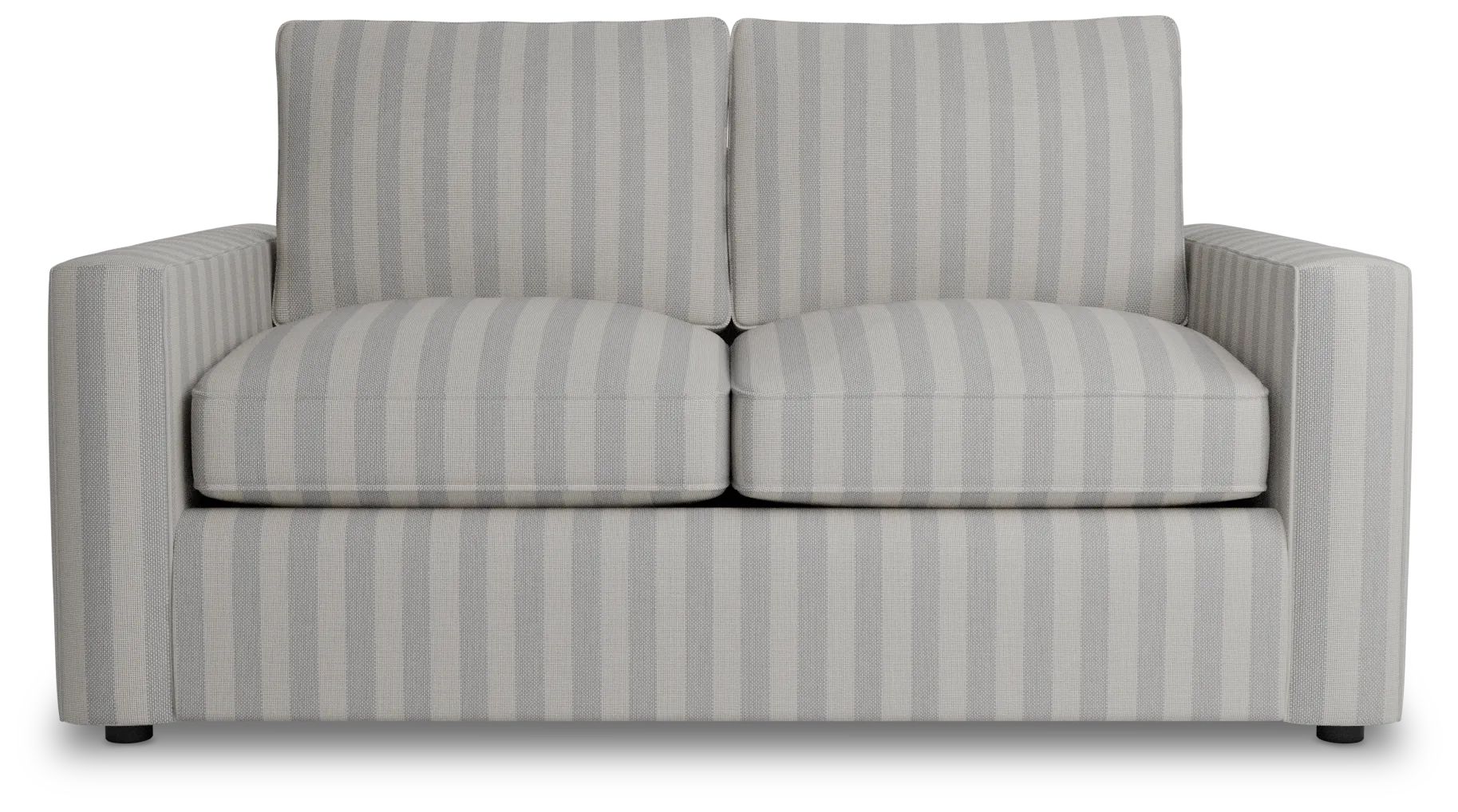 Siesta Sea Lane Light Gray Fabric Loveseat