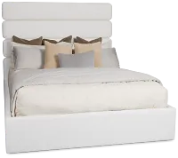 Capraia Light Beige Uph Panel Bed