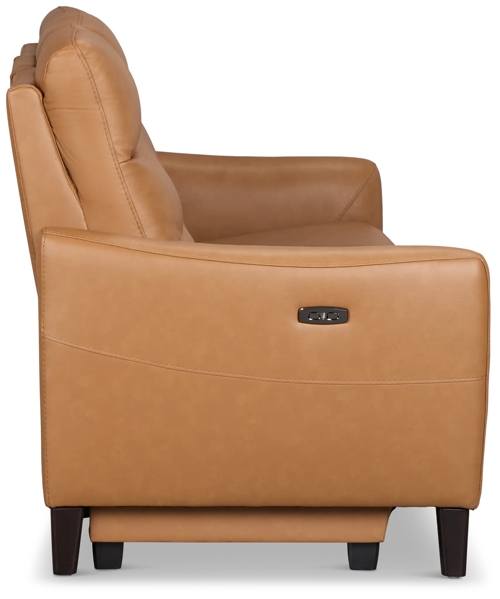 Keaton Brown Lthr/vinyl Power Reclining Sofa W/ Power Headrest Keaton Brown Lthr/vinyl Power Reclining Sofa W/ Power Headrest