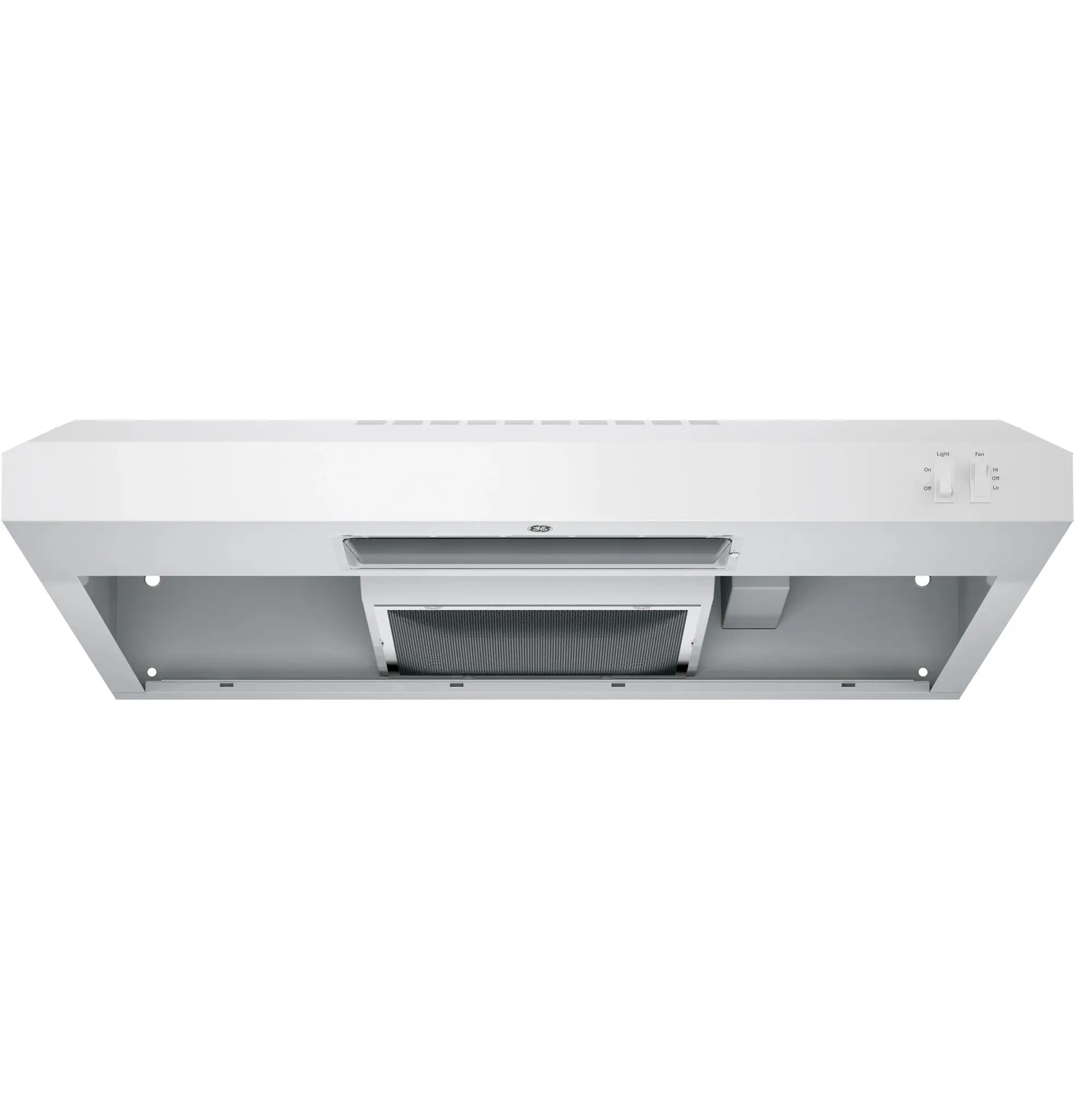 Ge 3300 Series White 30" Wall Mount Canopy Hood Ge 3300 Series White 30" Wall Mount Canopy Hood