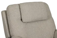 Zecliner Petite Light Gray Fabric Power Lift Recliner