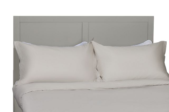 Charleston Gray Panel Bed