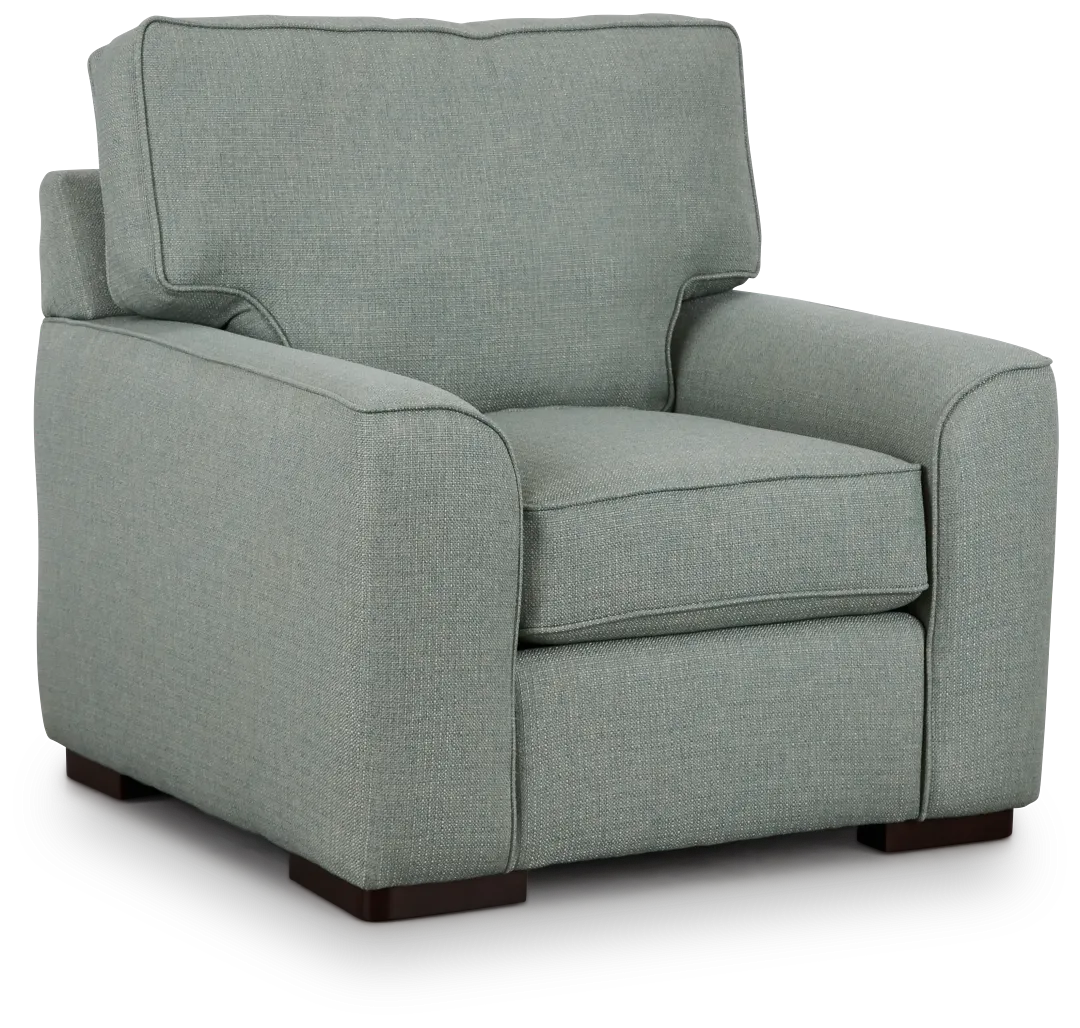 Austin Green Fabric Chair