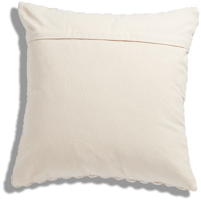 Lucky Beige 22" Accent Pillow