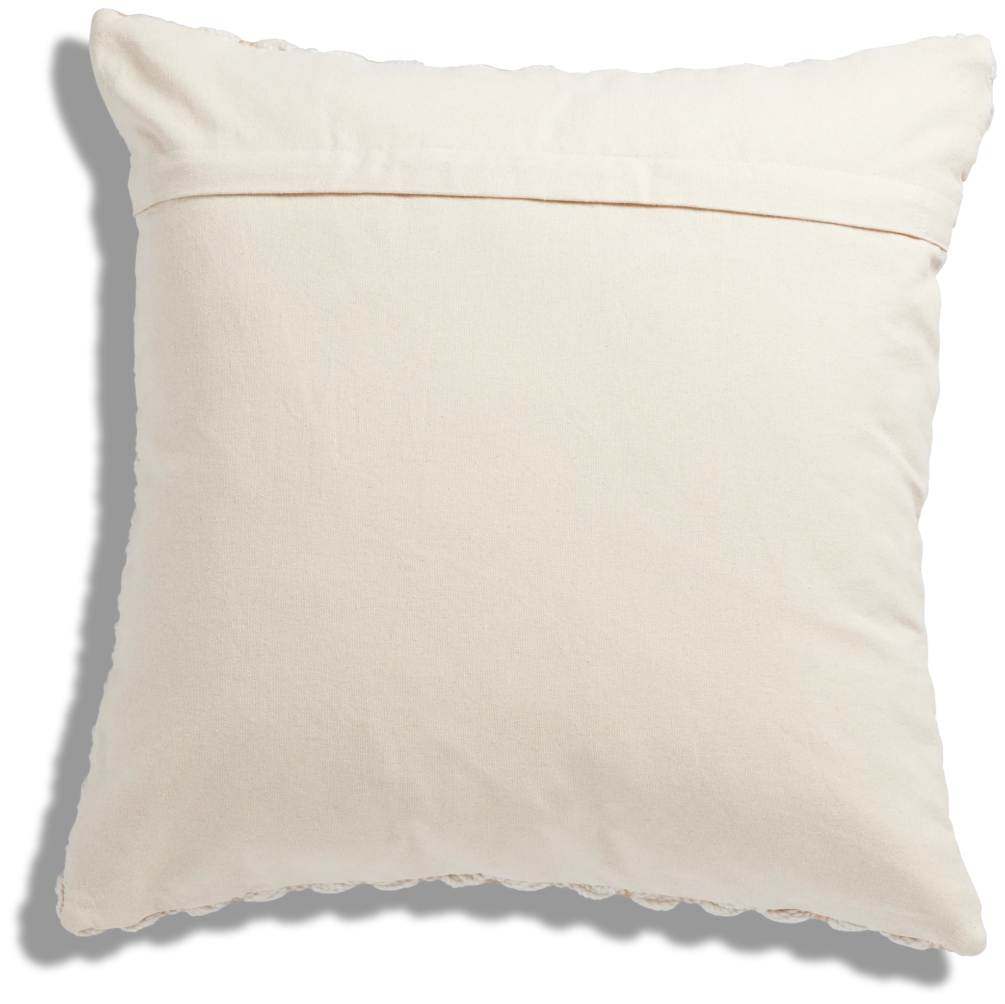 Lucky Beige 22" Accent Pillow