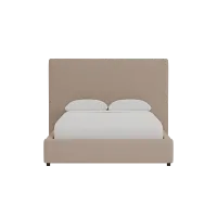 Grayton Joya Beige 54" Upholstered Platform Bed