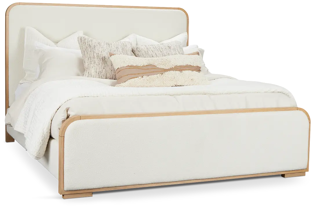 Malibu Light Tone Uph Panel Bed Malibu Light Tone Uph Panel Bed