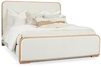 Malibu Light Tone Uph Panel Bed