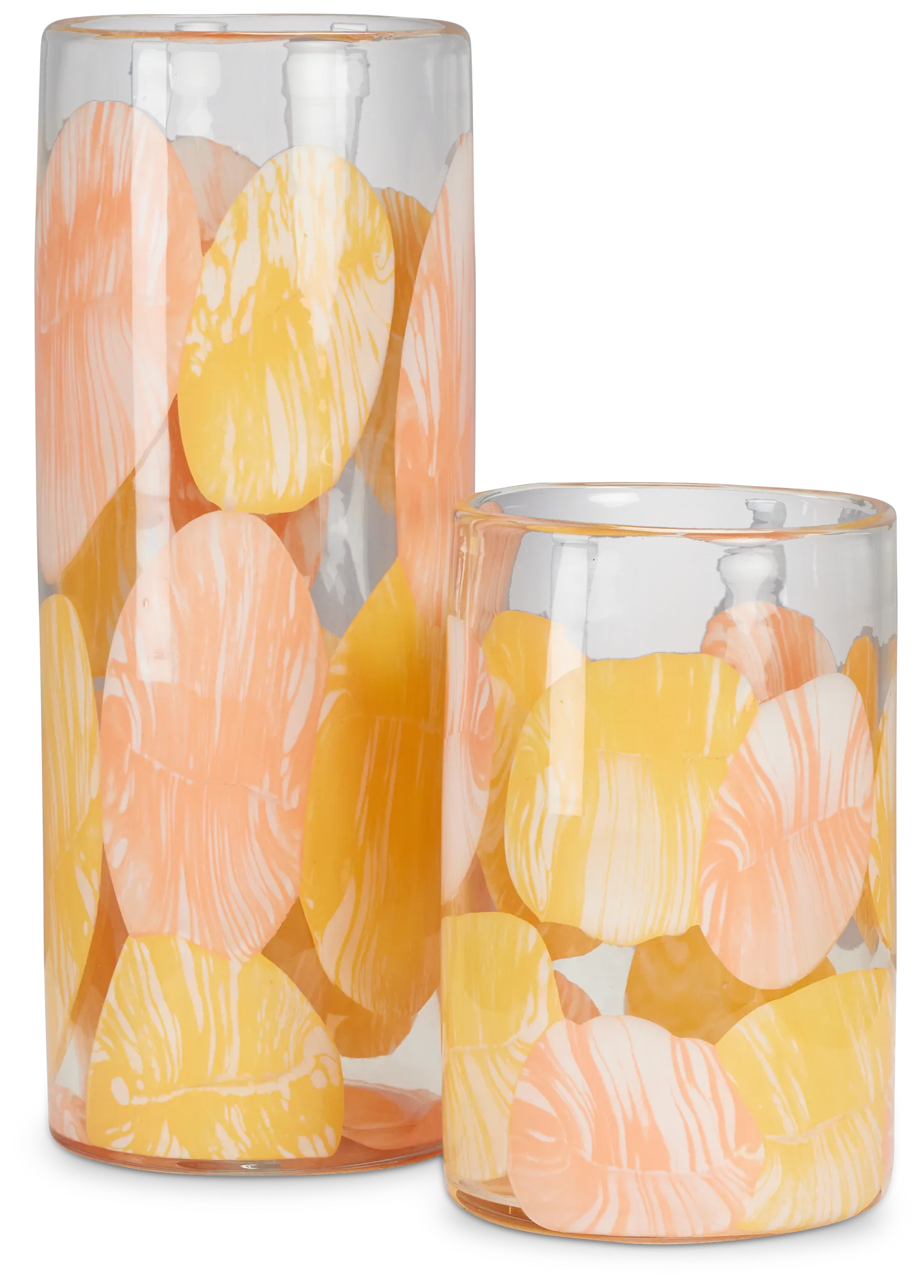 Claras Orange Large Vase