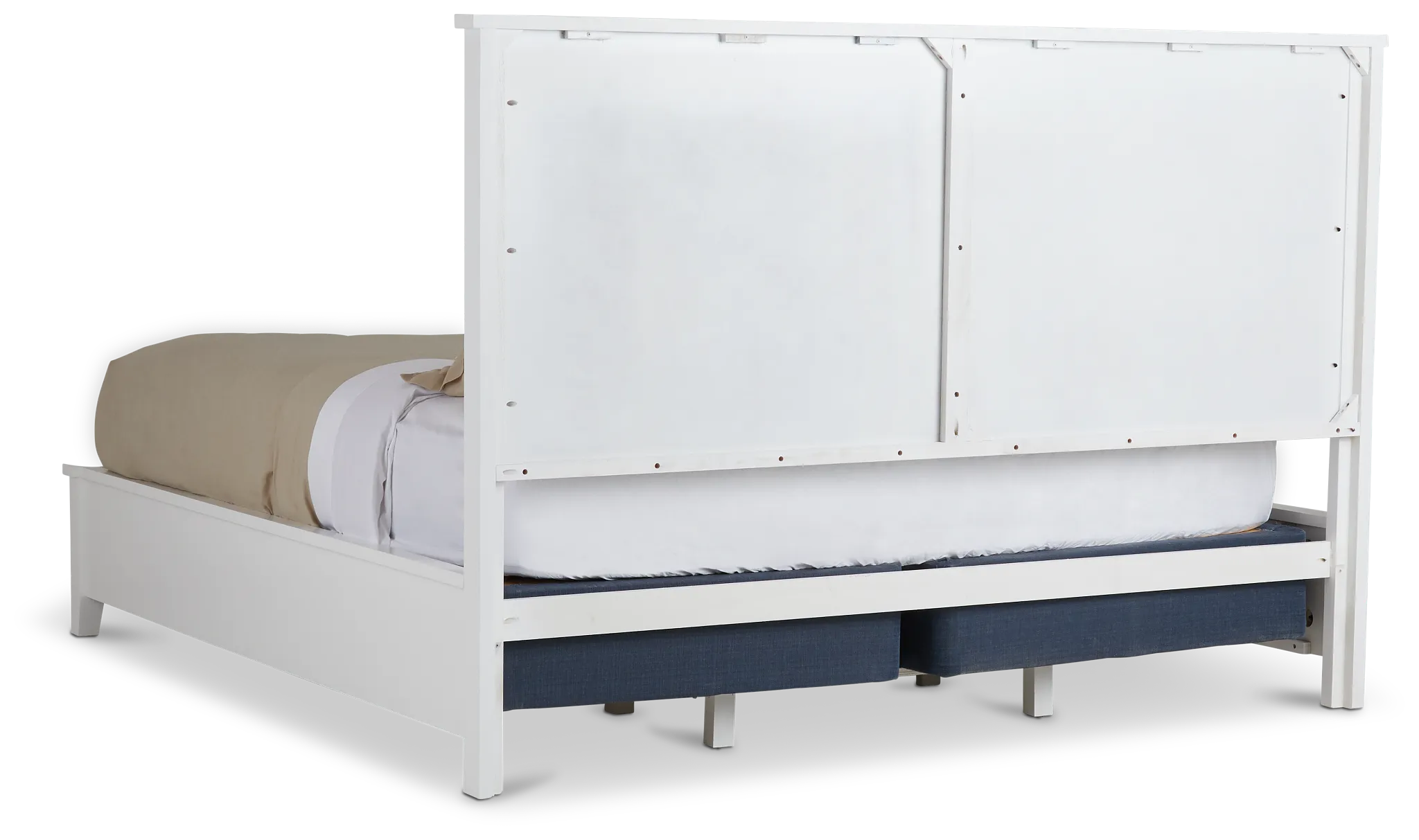 Nantucket White Panel Bed