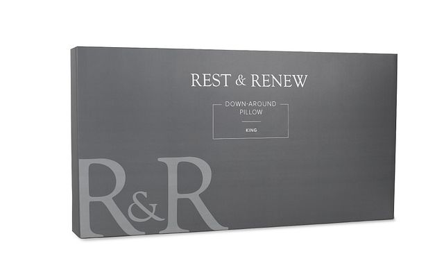 Rest & Renew Down Around Stomach Sleeper Pillow