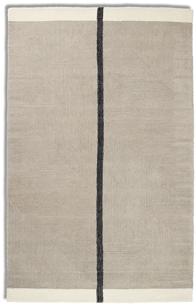 Linesi Dark Gray 8x10 Area Rug