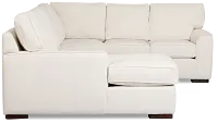 Sinclair Light Beige Fabric Medium Left Chaise Sectional