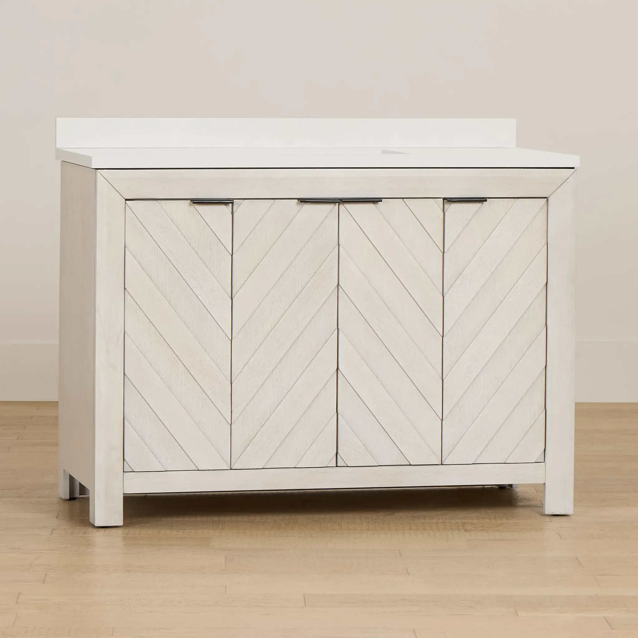 Delray White 48" Single Bathroom Vanity Delray White 48" Single Bathroom Vanity