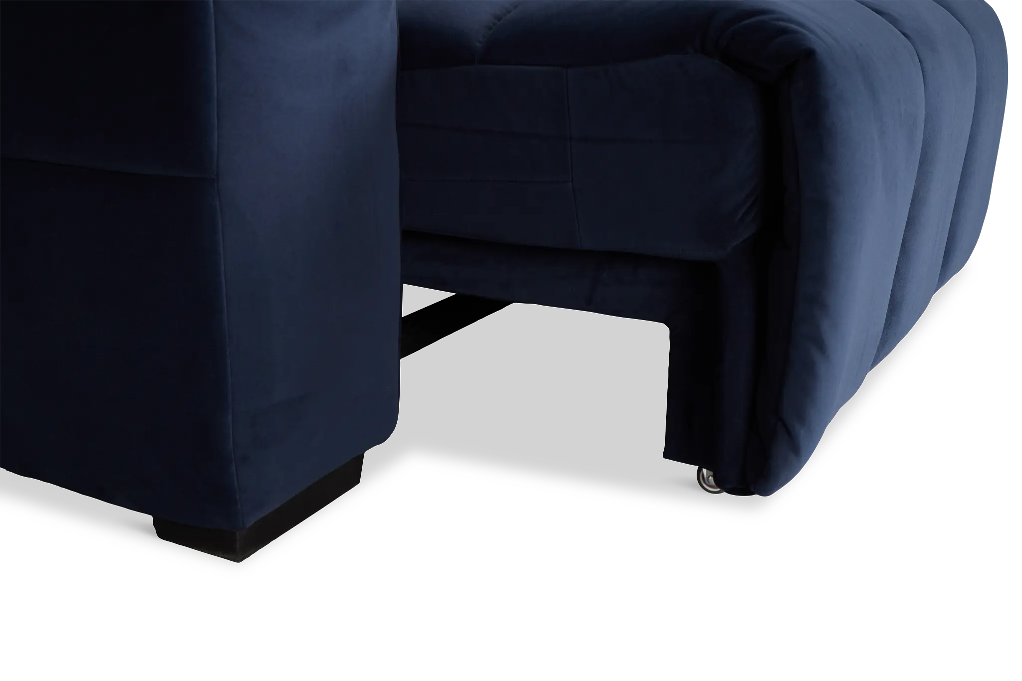 Gemma Navy Velvet Left Chaise Power Reclining Sectional Gemma Navy Velvet Left Chaise Power Reclining Sectional