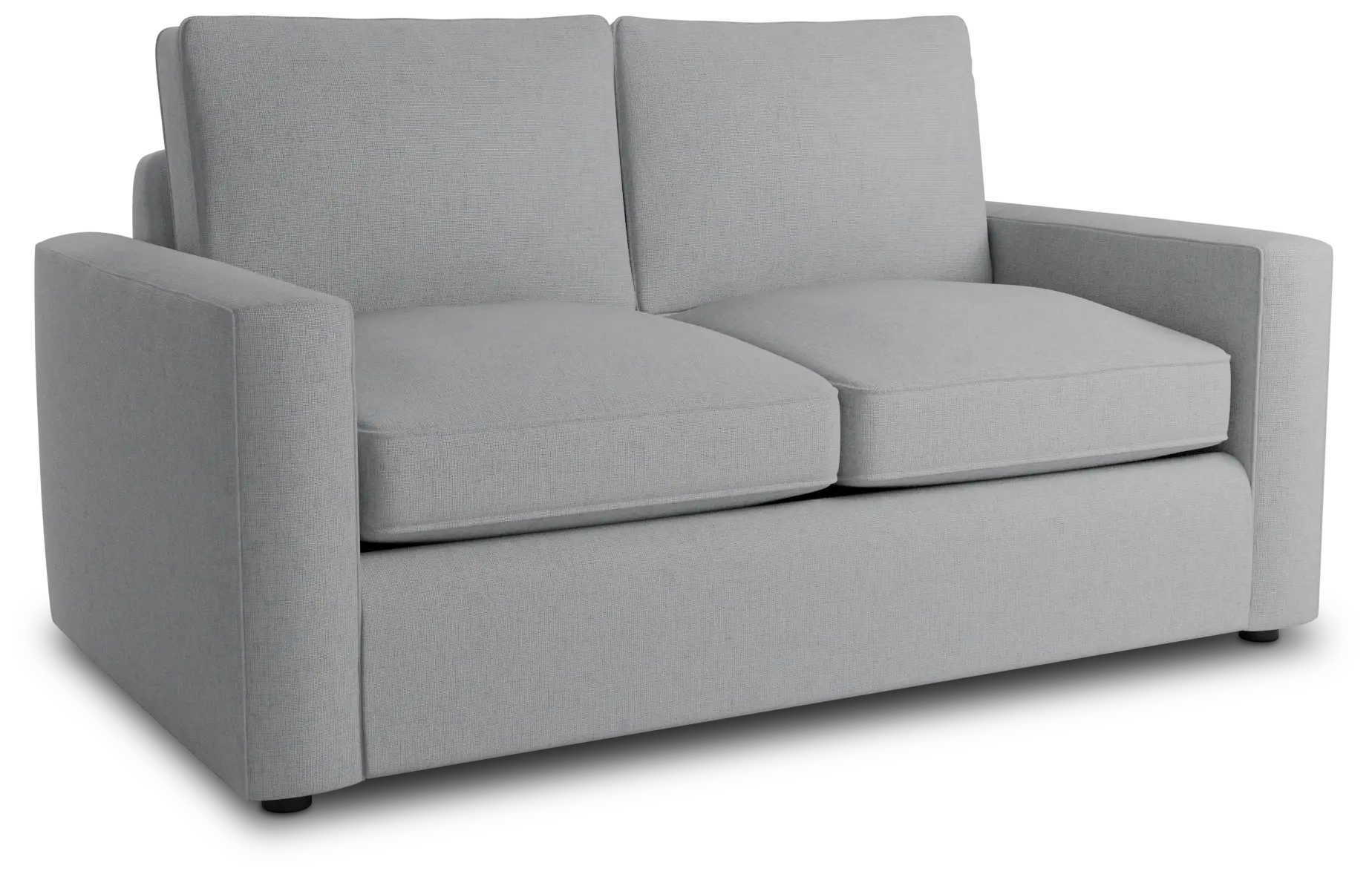 Siesta Delray Light Gray Fabric Loveseat Siesta Delray Light Gray Fabric Loveseat