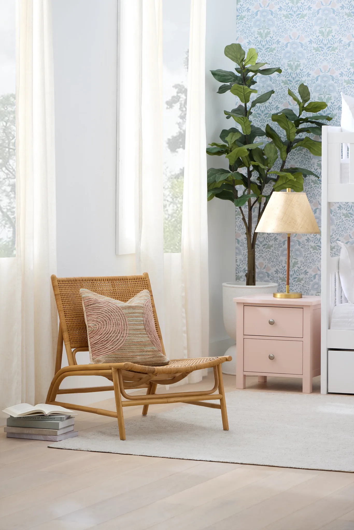 Oahu Light Tone Woven Accent Chair