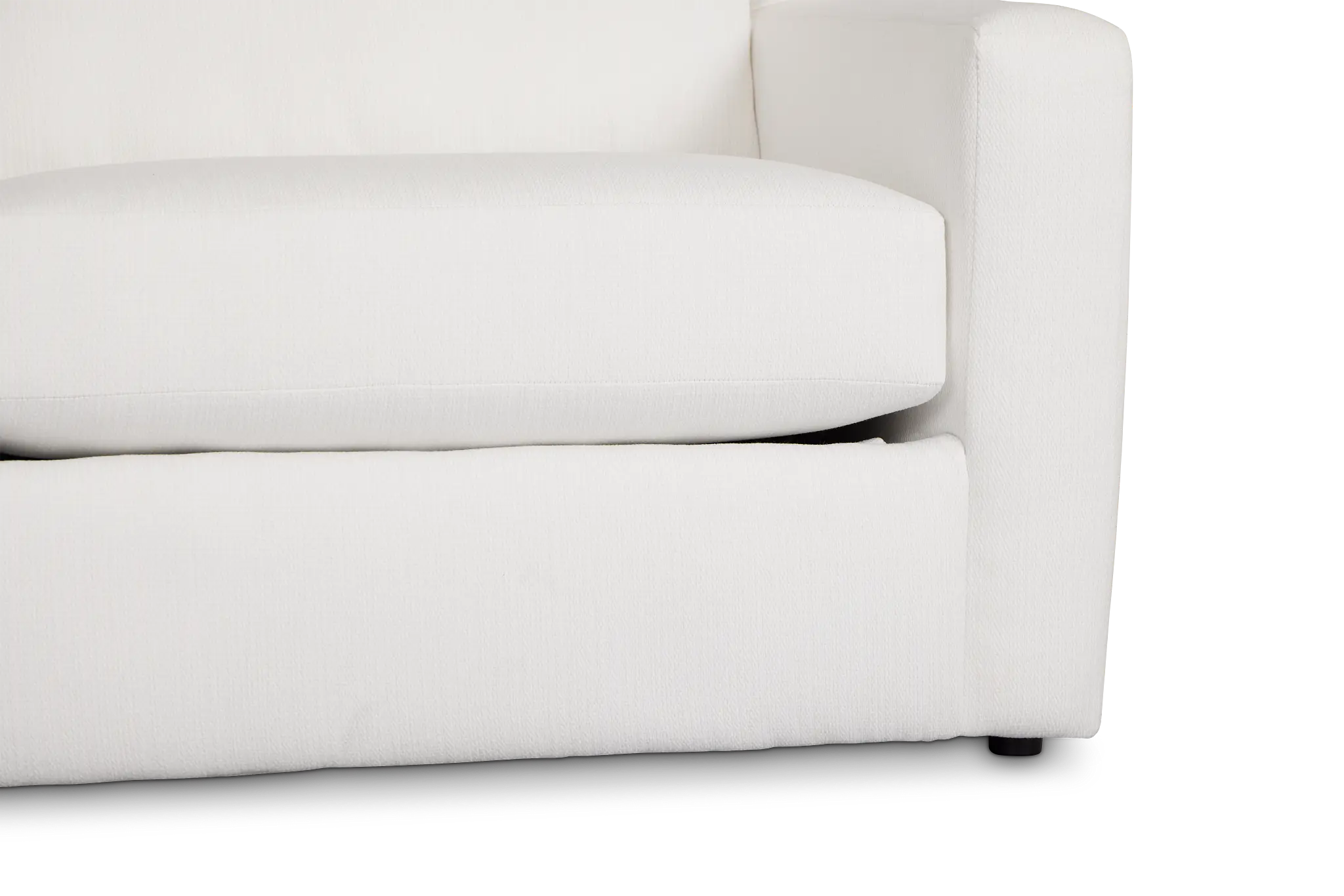 Rhodes White Fabric Innerspring Sleeper Rhodes White Fabric Innerspring Sleeper