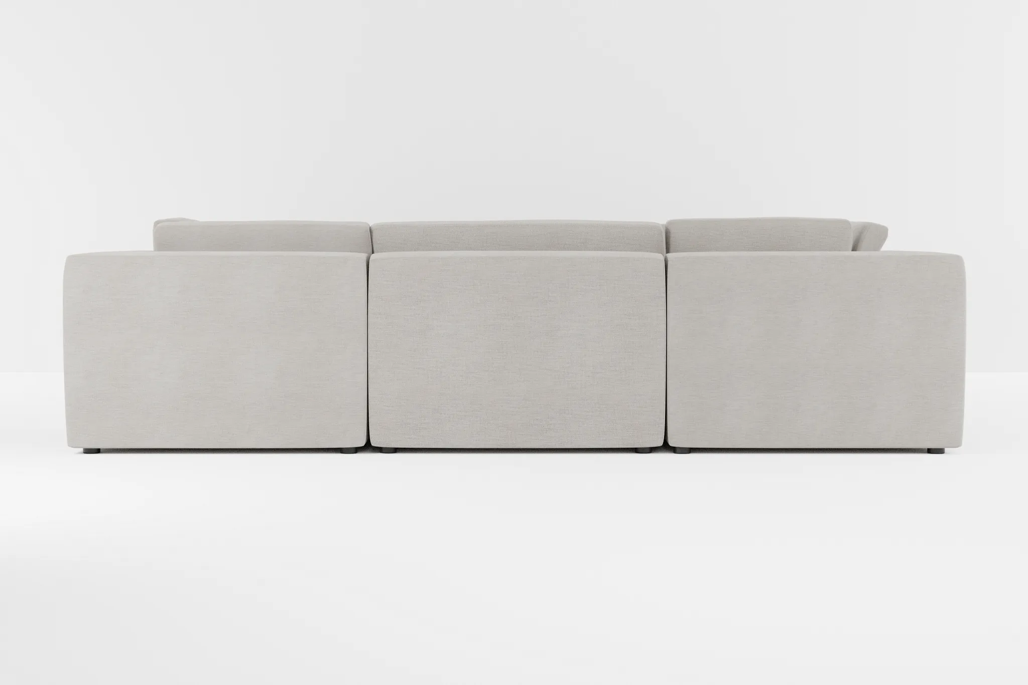 Destin Maguire Pewter Fabric 8-piece Modular Sectional