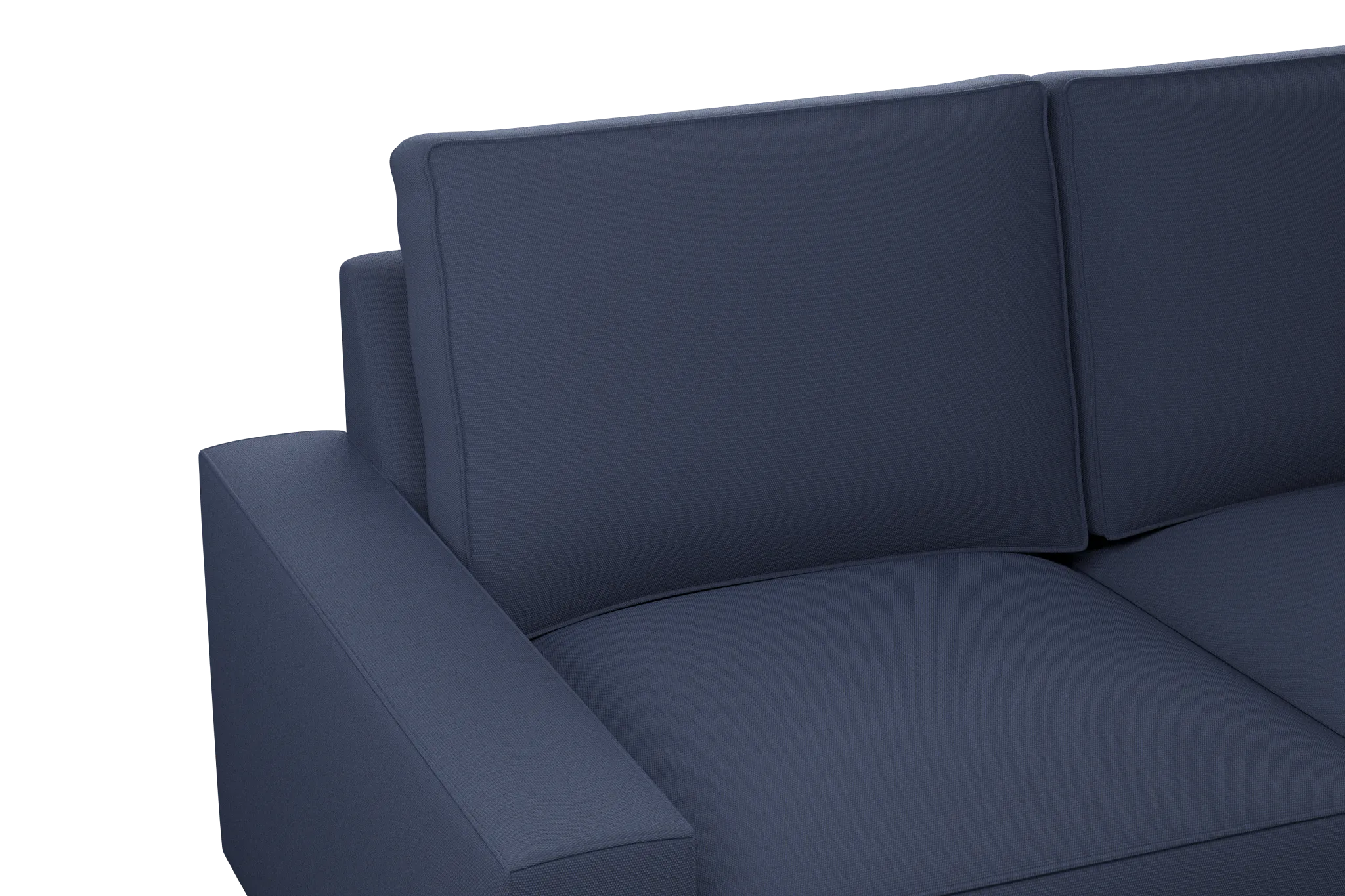 Edgewater Peyton Dark Blue Medium Right Chaise Sectional