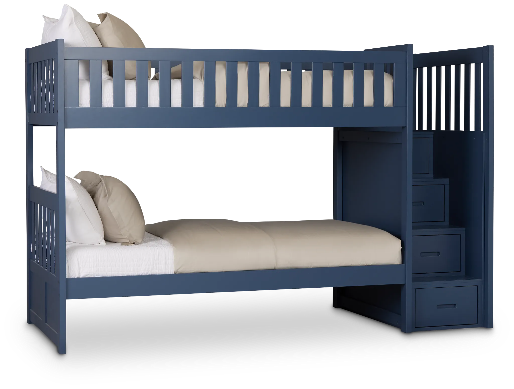 Charleston Dark Blue Step Bunk Bed