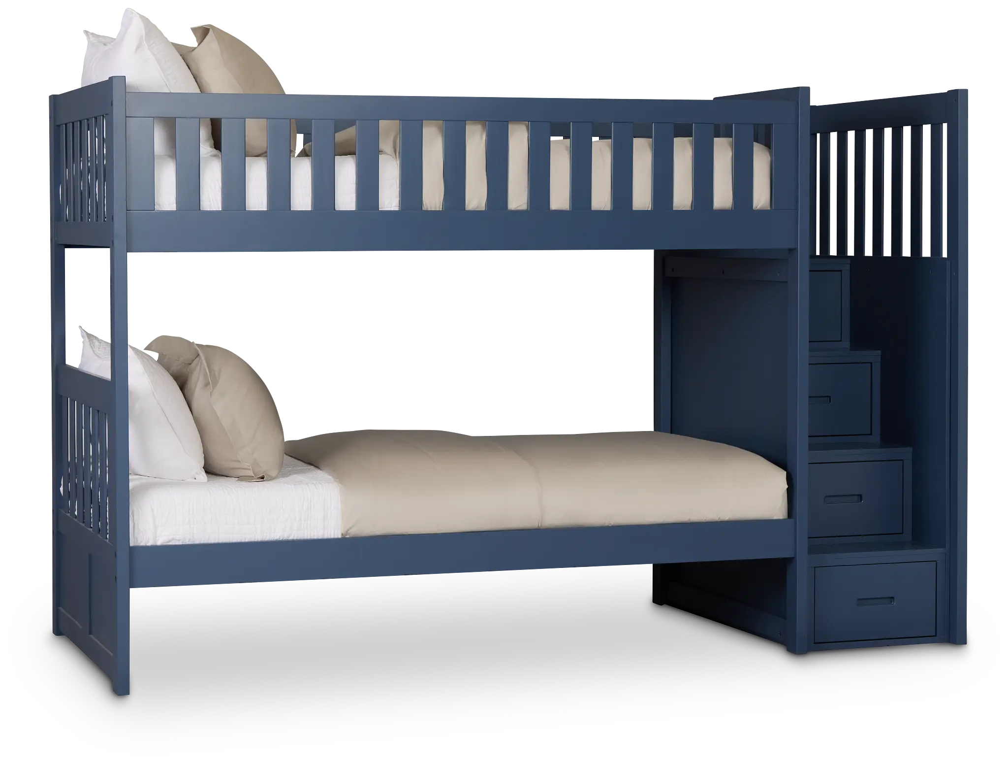 Charleston Dark Blue Step Bunk Bed Charleston Dark Blue Step Bunk Bed