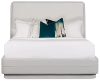 Sinfonia Gray Uph Platform Bed