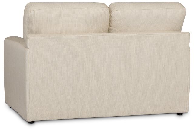 Rhodes Beige Fabric Loveseat