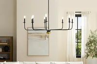 Teagan Black Chandelier