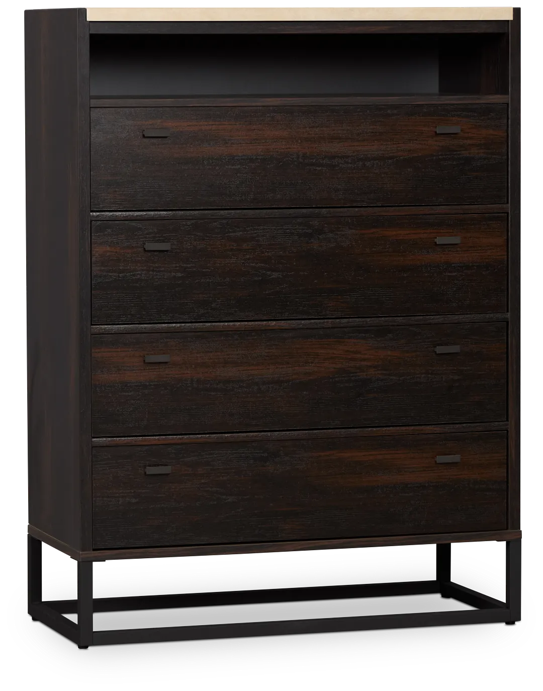 Perry Dark Tone Stone Media Chest