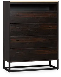 Perry Dark Tone Stone Media Chest