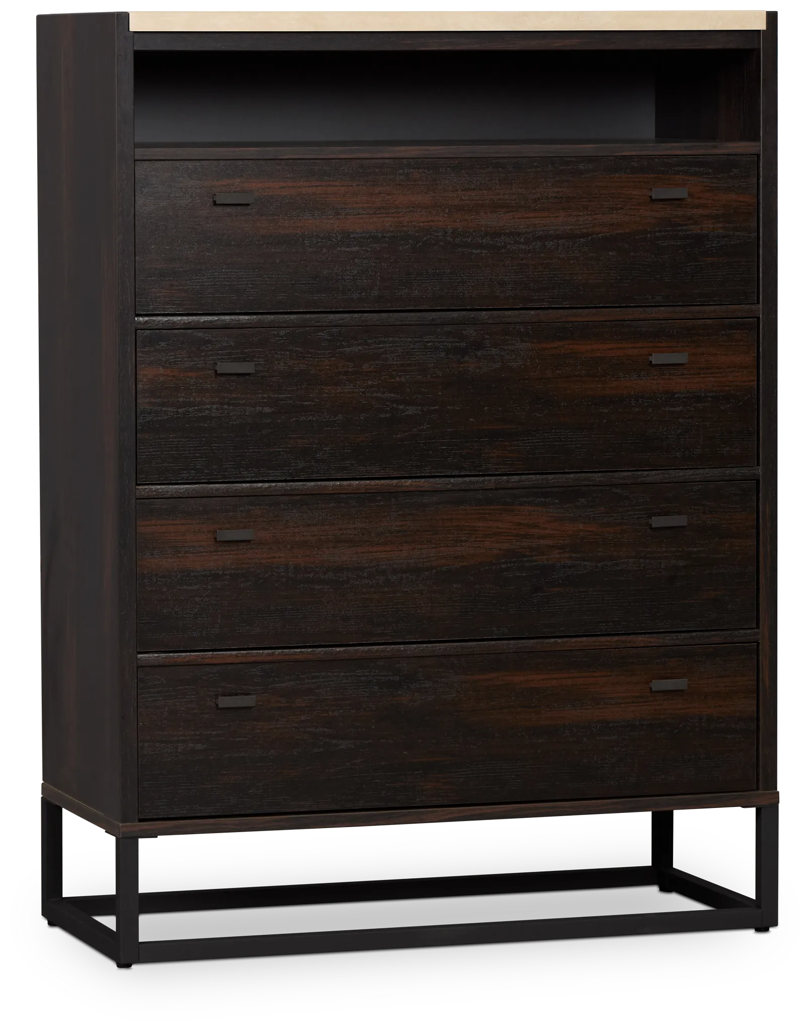 Perry Dark Tone Stone Media Chest