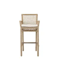 Ryan Light Beige Woven 30" Barstool