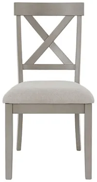 Parellen Gray Upholstered Side Chair