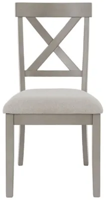 Parellen Gray Upholstered Side Chair