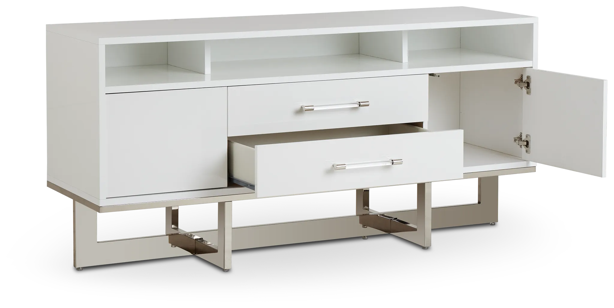 Cortina White Tv Stand