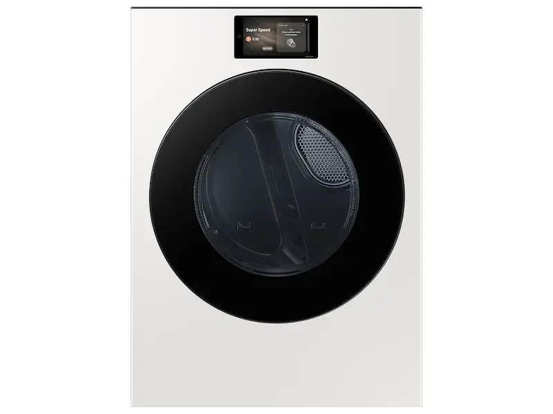 Samsung Bespoke Series Ivory Front Load Gas Dryer Samsung Bespoke Series Ivory Front Load Gas Dryer