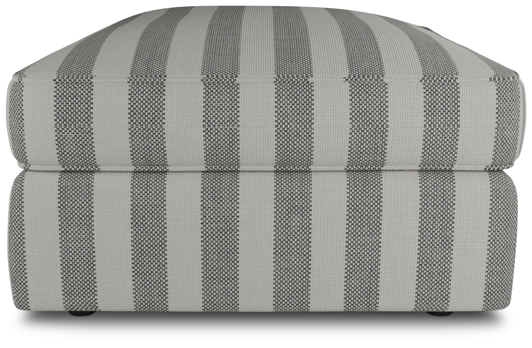Siesta Sea Lane Dark Gray Fabric Ottoman