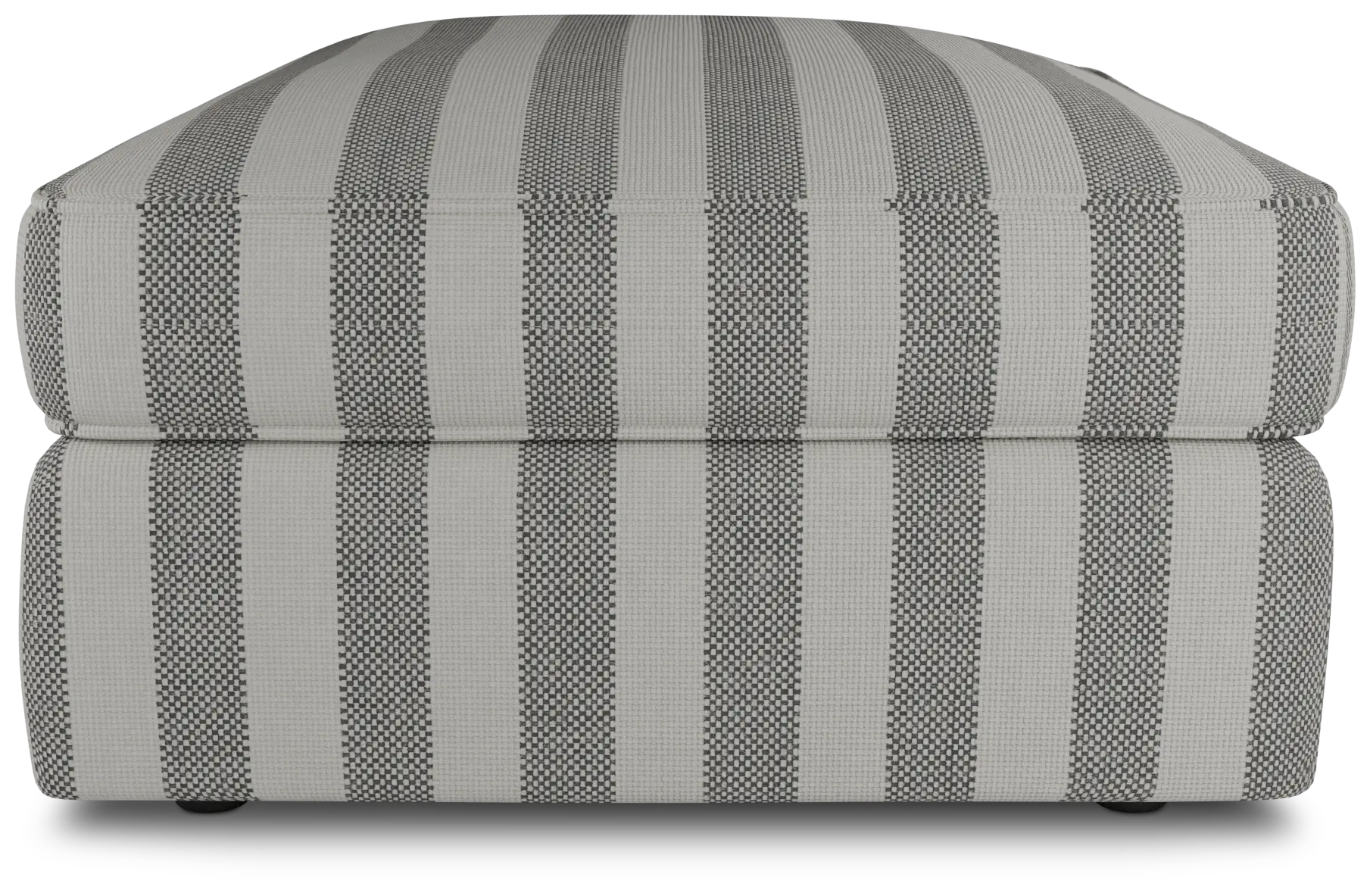 Siesta Sea Lane Dark Gray Fabric Ottoman Siesta Sea Lane Dark Gray Fabric Ottoman