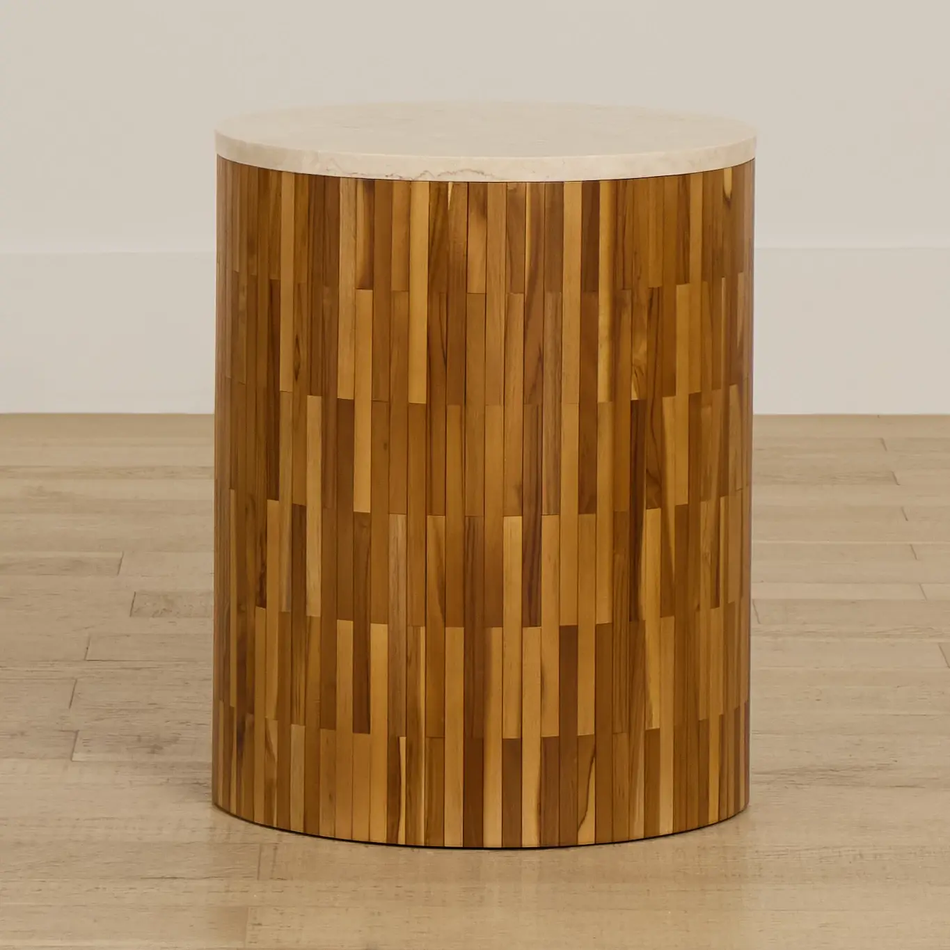Haven Mid Tone Round End Table Haven Mid Tone Round End Table