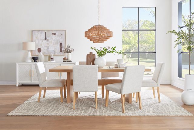 Park Ridge Light Tone Trestle Table