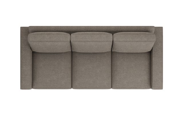 Edgewater Elite Brown 96" Sofa W/ 3 Cushions