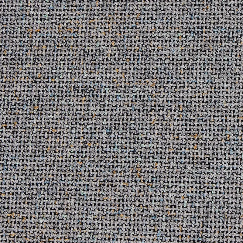 GRAY Tatum Gray Fabric Ottoman